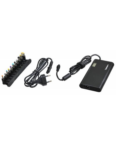 Блок питания Ippon SD90U автоматический 90W 15V-19.5V 11-connectors 4.5A 1xUSB 2.1A, LCD индикатор (705053). Блок питания. Ippon в Норильске