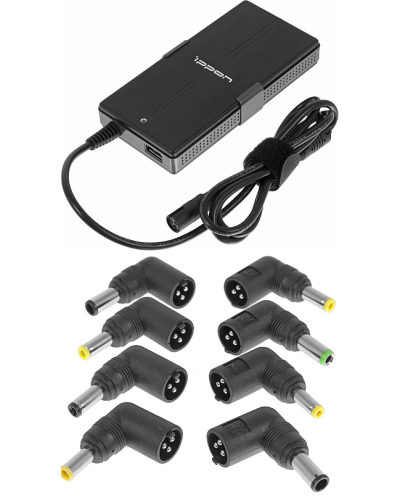 Блок питания Ippon S65U автоматический 65W 15V-19.5V 11-connectors 3.5A 1xUSB 2.1A, LED индикатор (651781). Блок питания. Ippon в Норильске