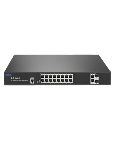 KN-SW1602SFP/M2. Коммутатор с питанием по PoE. KENO в Норильске