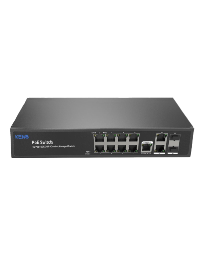 KN-SW802SFP/M2. Коммутатор с питанием по PoE. KENO в Норильске