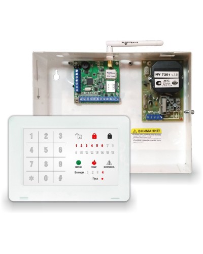 NV 1010c/8524. Устройство оконечное объектовое приемно-контрольное c GSM коммуникатором. NAVIgard в Норильске