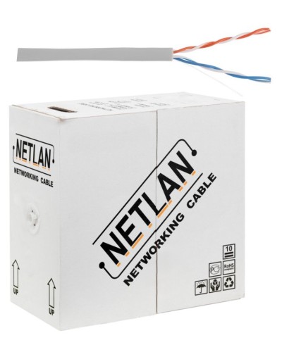 U/UTP 2pair, Cat5, In, PVC, CCA (CCA-UU002-5-PVC-GY) . Кабель «витая пара» (LAN) для структурированных систем связи. NETLAN в Норильске