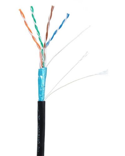 F/UTP 4pair, Cat5е, Out, PE (EC-UF004-5E-PE-BK). Кабель «витая пара» (LAN) для структурированных систем связи. NETLAN в Норильске