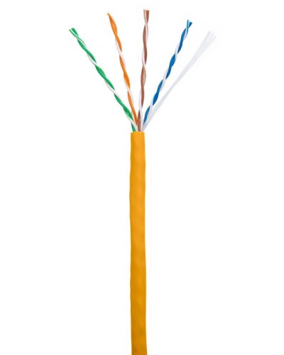 U/UTP 4pair, Cat5e, In, LSZH (EC-UU004-5E-LSZH-OR-1). Кабель «витая пара» (LAN) для структурированных систем связи. NETLAN в Норильске