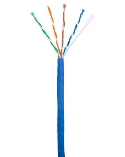 U/UTP 4pair, Cat5e, In, PVC (EC-UU004-5E-PVC-BL). Кабель «витая пара» (LAN) для структурированных систем связи. NETLAN в Норильске