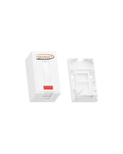 NMC-MB1P-ST-WT. Корпус настенной розетки. NIKOMAX в Норильске