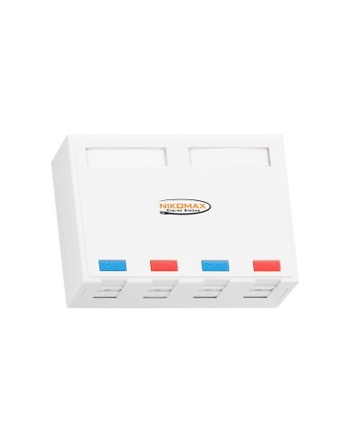 NMC-MB4P-ST-WT. Корпус настенной розетки. NIKOMAX в Норильске