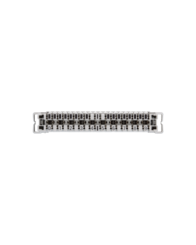 NMC-PL10-CC-10 (10 шт). Плинт неразмыкаемый, (0...9), крепление под кронштейн. NIKOMAX в Норильске