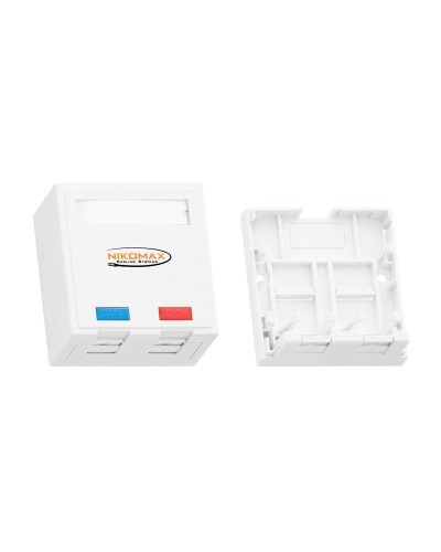 NMC-MB2P-ST-WT. Корпус настенной розетки. NIKOMAX в Норильске