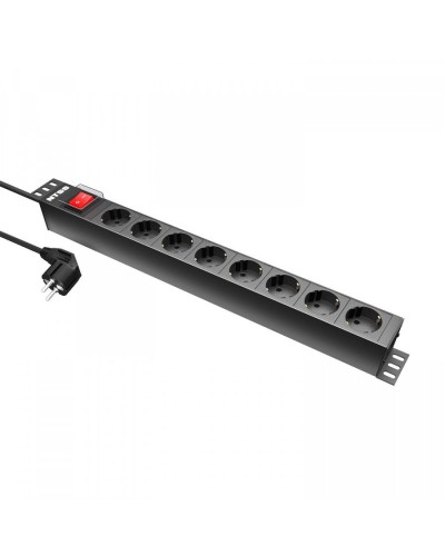 NTSS-PDU-DA2034 гор.размещ. 8xSchuko базовые 16A Schuko 1.8м. Блок розеток 19. NTSS в Норильске
