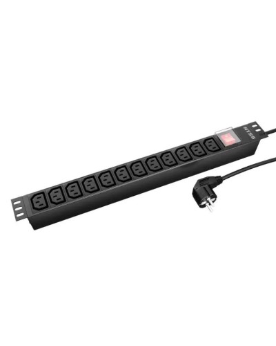 NTSS-PDU-DA2039 гор.размещ. 12xC13 базовые 16A Schuko 2м. Блок розеток 19. NTSS в Норильске