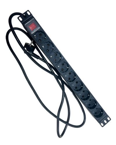 NTSS-PDU-DA2036 гор.размещ. 9xSchuko базовые 16A Schuko 2м. Блок розеток 19. NTSS в Норильске