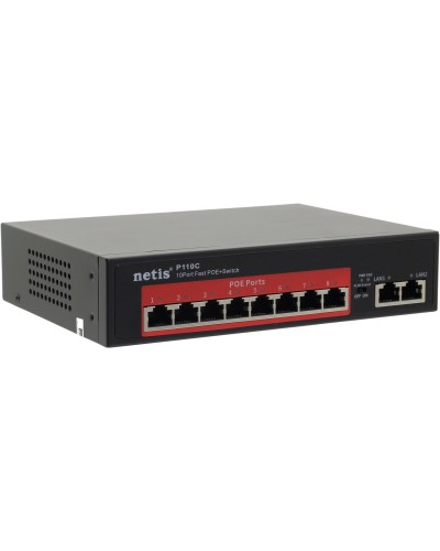 Netis P110C. Коммутатор сетевой PoE неуправляемый. Netis в Норильске