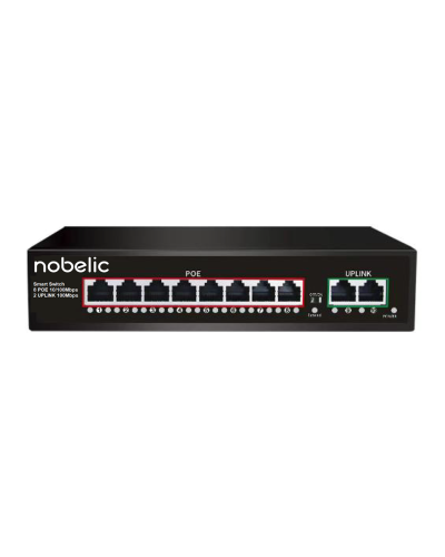 NBLS-1008P. Коммутатор неуправляемый 8-портовый. Nobelic в Норильске