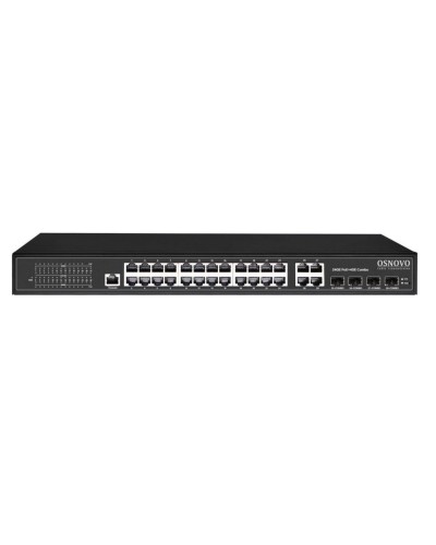 SW-8244/L(400W). Коммутатор 24-портовый  Gigabit Ethernet с PoE. OSNOVO в Норильске