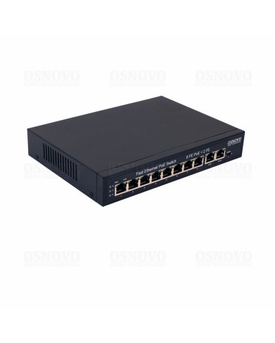 SW-21000(120W). Коммутатор 10-портовый  Fast Ethernet с PoE. OSNOVO в Норильске