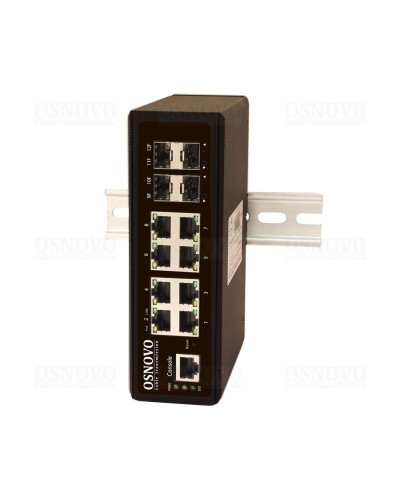 SW-70804/IL. Промышленный коммутатор Gigabit Ethernet на 12 портов. OSNOVO в Норильске