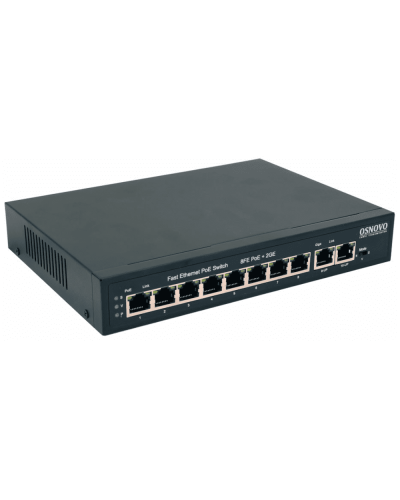 SW-20820(120W). Коммутатор 10-портовый  Gigabit Ethernet с PoE. OSNOVO в Норильске