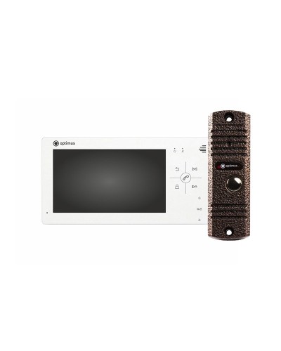 VM-7.0 (w)+ DS-700L (медь). Комплект видеодомофона. Optimus в Норильске