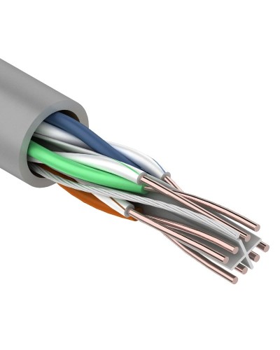 U/UTP 4PR 23AWG, CCA, CAT6, PVC, 305м. PROconnect (01-0047-3). Кабель «витая пара» (LAN) для структурированных систем связи. PROCONNECT в Норильске