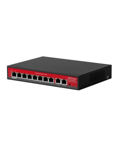 PND-08P-2G (120W). Коммутатор AI 10-портовый с функцией PoE. Polyvision в Норильске