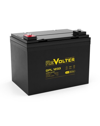 Revolter GPL 1233. Аккумулятор автомобильный герметичный свинцово-кислотный. Revolter в Норильске