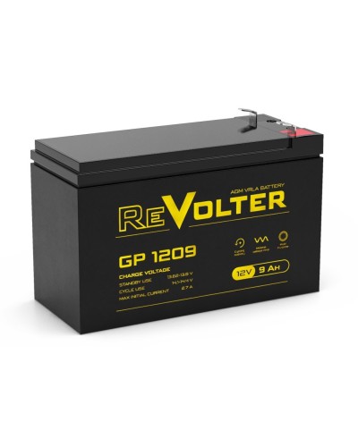 Revolter GP 1209. Аккумулятор автомобильный герметичный свинцово-кислотный. Revolter в Норильске