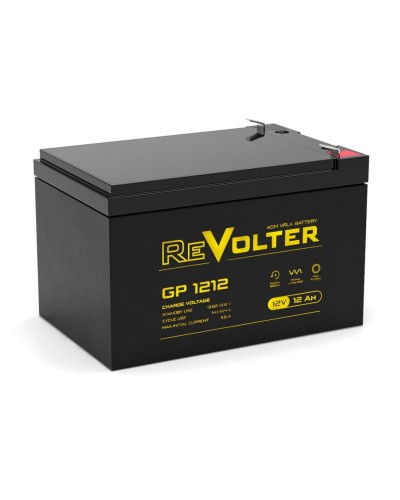 Revolter GP 1212. Аккумулятор автомобильный герметичный свинцово-кислотный. Revolter в Норильске