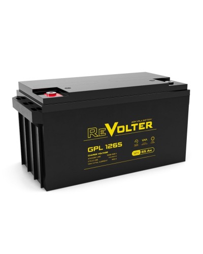 Revolter GPL 1265. Аккумулятор автомобильный герметичный свинцово-кислотный. Revolter в Норильске