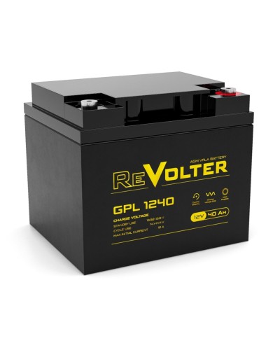 Revolter GPL 1240. Аккумулятор автомобильный герметичный свинцово-кислотный. Revolter в Норильске