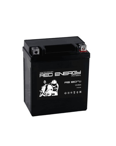 Red Energy RS 1207.1. Аккумулятор герметичный свинцово-кислотный стартерный. Red Energy в Норильске