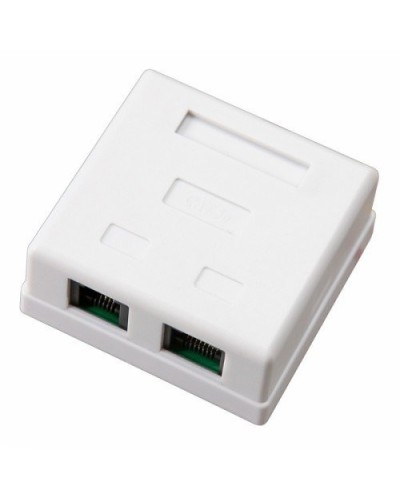 Розетка компьютерная внешняя, 2-порта RJ-45 (8P8C), UTP CAT 6 REXANT (03-0136): Розетка RJ-45 в Норильске
