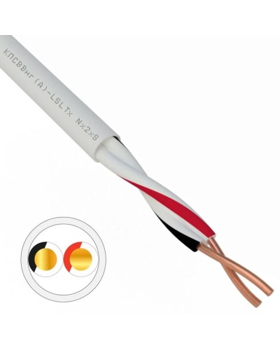 КПСВВнг(А)-LSLTx 1х2х1,0 REXANT (01-4872). Кабель для систем передачи данных пониженной пожароопасности c низким дымо- и газовыделением, с низкой токсичностью продуктов горения. Rexant в Норильске