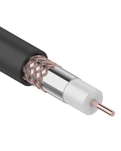 RG-6U+Cu, 75 Ом, Cu/Al/Cu, 64%, 305 м OUTDOOR REXANT (01-2232). Кабель коаксиальный радиочастотный. Rexant в Норильске