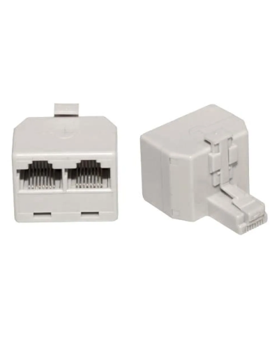 Двойник компьютерный UTP RJ-45(8P8C) (штекер - 2 гнезда) REXANT (03-0102): Кабельный соединитель в Норильске