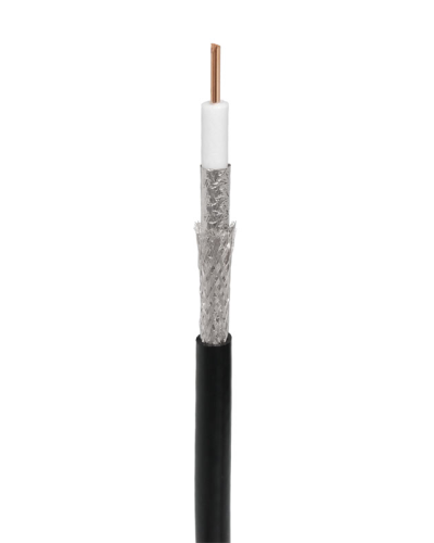 RG-11U, 75 Ом, CCS/Al/Al, 83%, 305 м, черный OUTDOOR (01-3011). Кабель коаксиальный радиочастотный. Rexant в Норильске