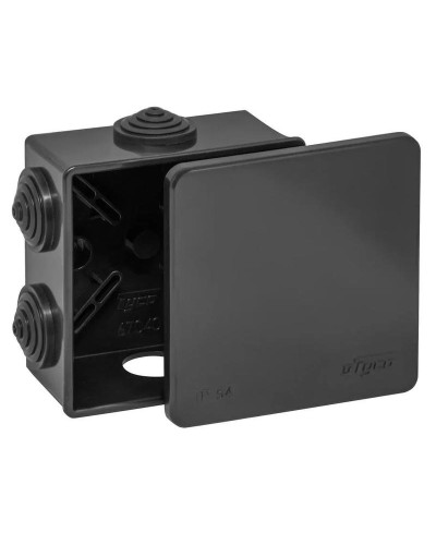 Коробка TYCO ОП 85х85х40мм УХЛ1 IP54 черный (67040Ч). Коробка распределительная. RuVinil в Норильске