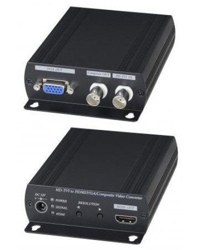 AD001HD4. Преобразователь-разветвитель AHD/HDCVI/HDTVI в HDMI/VGA/CVBS. SC&T в Норильске