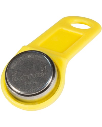 DS 1990А-F5 (желтый). Ключ электронный Touch Memory с держателем. SLINEX в Норильске