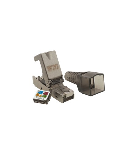 Коннектор 8P8C STP 6A (RJ-45) безынструментальный (10-0240). Разъем RJ-45. SUPRLAN в Норильске