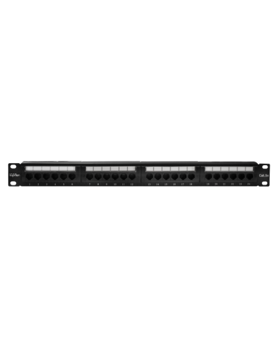 Патч-панель 19", 24хRJ-45, UTP, Cat.5e, 1U (10-0403): Патч-панель 19'' в Норильске