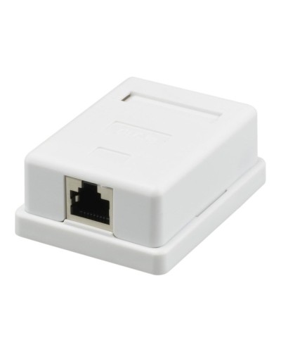 Розетка настенная RJ-45, 8P8C, Cat.5e, 1 порт FTP (10-0354). Компьютерная розетка. SUPRLAN в Норильске
