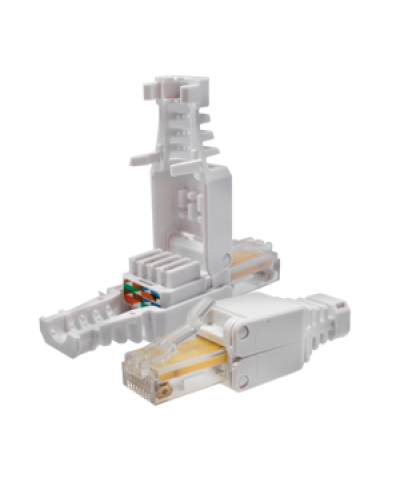 Коннектор 8P8C U/UTP Cat.5e (RJ-45) безинструментальный (10-0218). Разъем RJ-45. SUPRLAN в Норильске