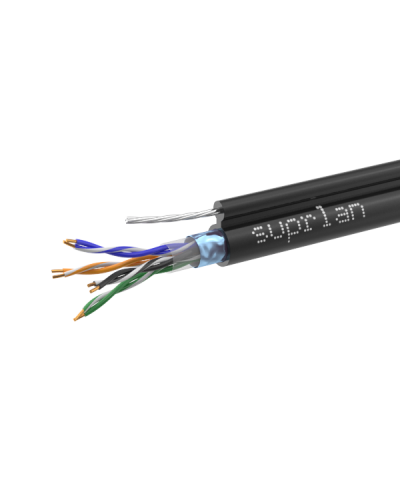 FTP Cat.5e 4x2xAWG24 Cu PE Outdoor T-FG8 (трос) Median (01-1035-1). Кабель «витая пара» (LAN) для структурированных систем связи. SUPRLAN в Норильске
