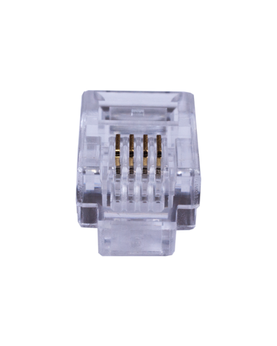 Коннекторы 4P4C (RJ-11) (100шт) (10-0229). Телефонный разъем 4P4C (RJ-11). SUPRLAN в Норильске
