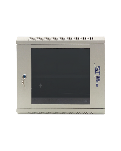 ST-NC9U600 (серый) С ПОЛКОЙ. Шкаф телекоммуникационный 19 настенный 9U. Space Technology в Норильске