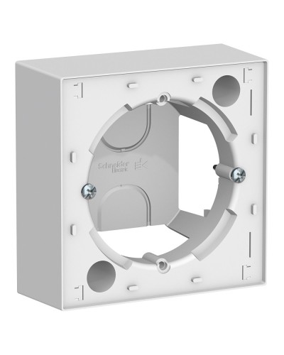 AtlasDesign коробка для наружного монтажа, белая (ATN000100). Коробка для наружного монтажа. Systeme Electric в Норильске