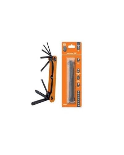 Набор ключей TORX раскладной 8шт.: T9-T40, углеродистая сталь Гранит TDM (SQ1020-0211). Набор ключей. TDM ЕLECTRIC в Норильске