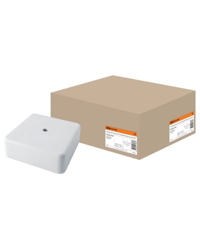 Коробка КР 50х50х20 ОП белая, IP40 (SQ1401-0201). Распаячная коробка. TDM ЕLECTRIC в Норильске
