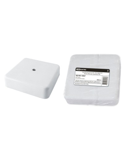 Коробка КР 100х100х29 ОП белая, IP40 (SQ1401-0907). Распаячная коробка. TDM ЕLECTRIC в Норильске